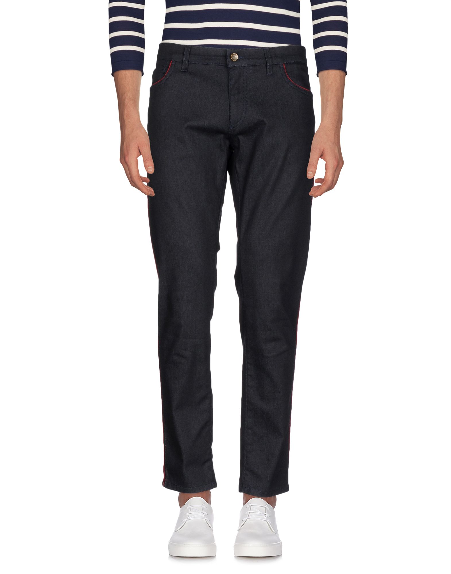 Dolce & Gabbana Trousers With Side Pockets And Belt Loops In Blue