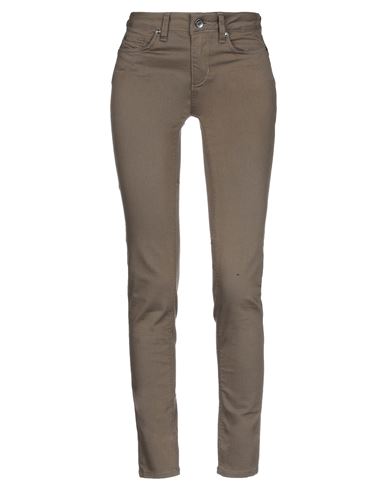 Liu •jo Woman Jeans Military Green Size 24w-30l Cotton, Polyester, Elastane In Gray