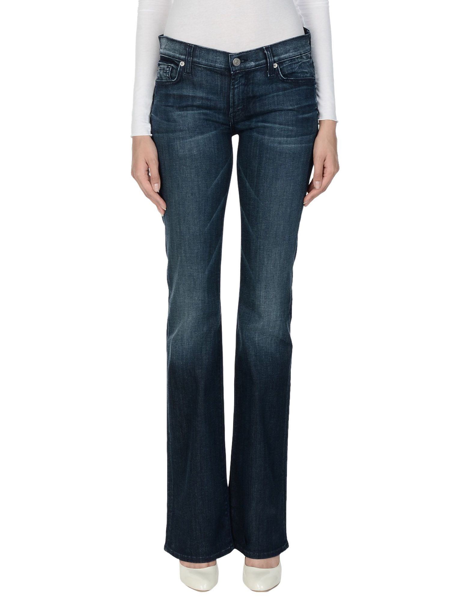 7 FOR ALL MANKIND Denim trousers,42677487ML 7