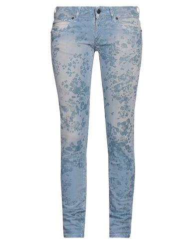 Woman Jeans Blue Size 26W-34L Cotton, Elastane