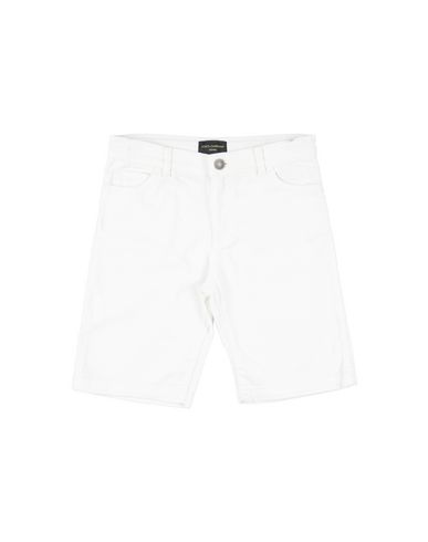 Dolce & Gabbana Babies'  Toddler Boy Denim Shorts White Size 6 Cotton, Elastane