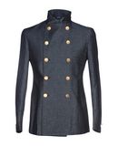 HAMAKI-HO Herren Jeansjacke/-mantel Farbe Blau Gr��e 2