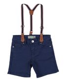 HEACH JUNIOR by SILVIAN HEACH Jungen 3-8 jahre Jeansbermudashorts Farbe Dunkelblau Gr��e 5