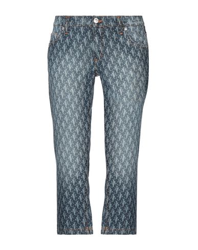 Джинсовые брюки-капри Versace 42706276bn