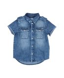 JOHN GALLIANO Jungen 3-8 jahre Jeanshemd Farbe Blau Gr��e 4