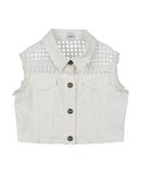 PARROT M�dchen 3-8 jahre Jeansjacke/-mantel Farbe Wei� Gr��e 6