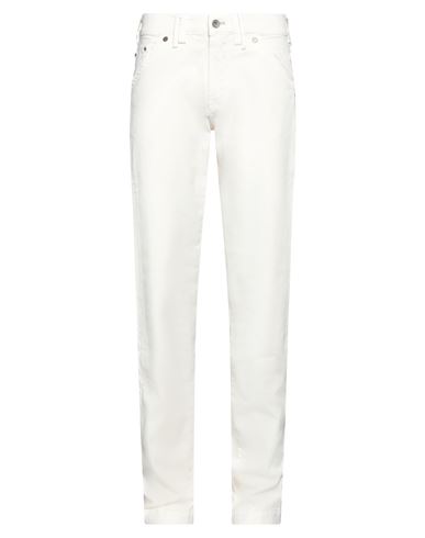 Mason's Man Pants White Size 38 Linen, Cotton, Elastane In White
