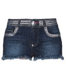 PHILIPP PLEIN Damen Jeansshorts Farbe Blau Gre 3