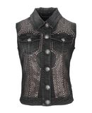 PHILIPP PLEIN Damen Jeansjacke/-mantel Farbe Granitgrau Gre 4