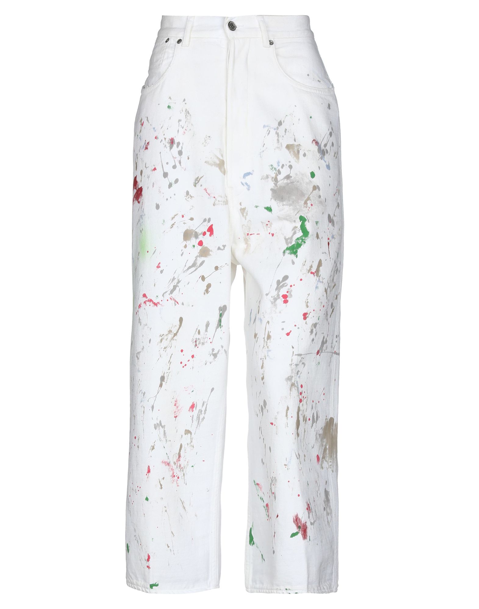 Golden Goose Denim Pants In White | ModeSens