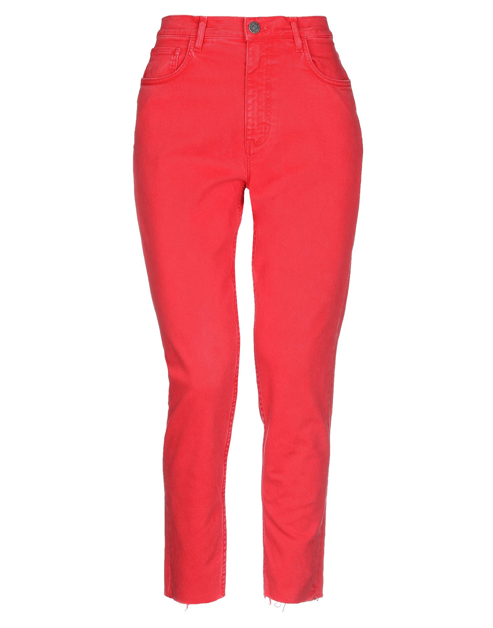 M.I.H. JEANS M. I.H JEANS WOMAN JEANS RED SIZE 26 COTTON, ELASTANE,42738670LH 2
