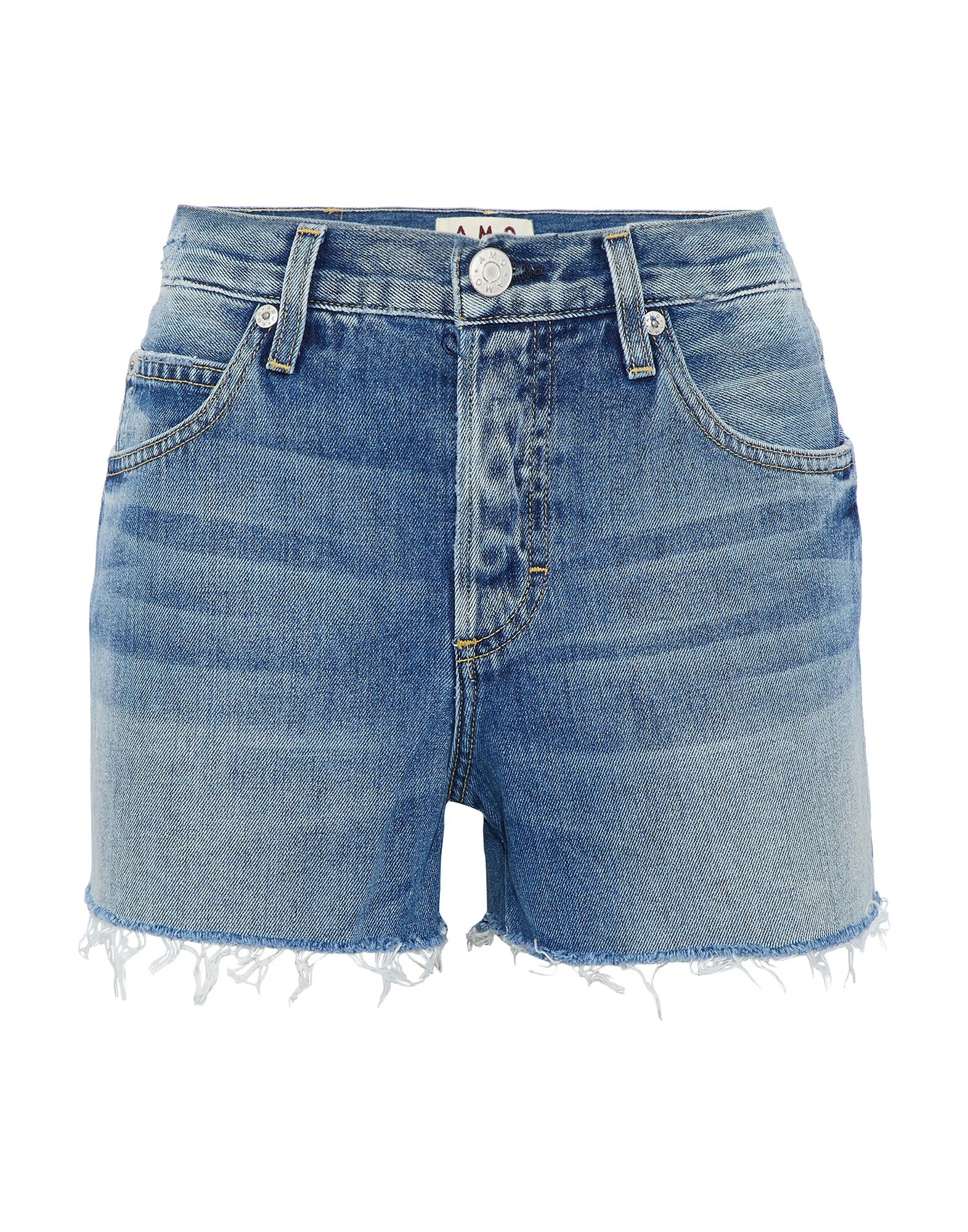 Amo Denim Shorts In Blue | ModeSens
