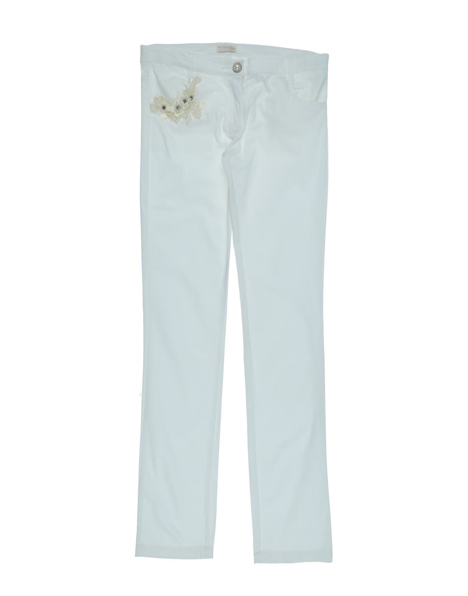Artigli Girl Kids' Casual Pants In White