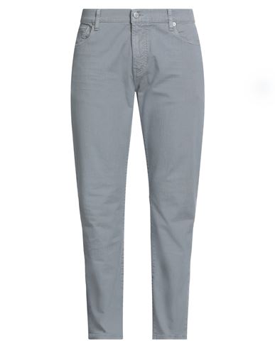 Dunhill Man Jeans Grey Size 42 Cotton, Elastane