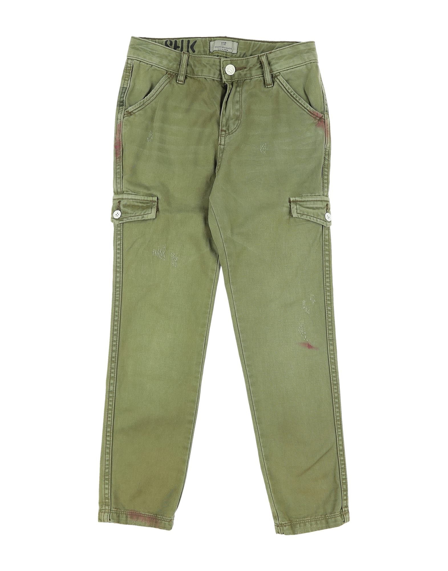 Scotch & Shrunk Kids' Jeans In Military Green