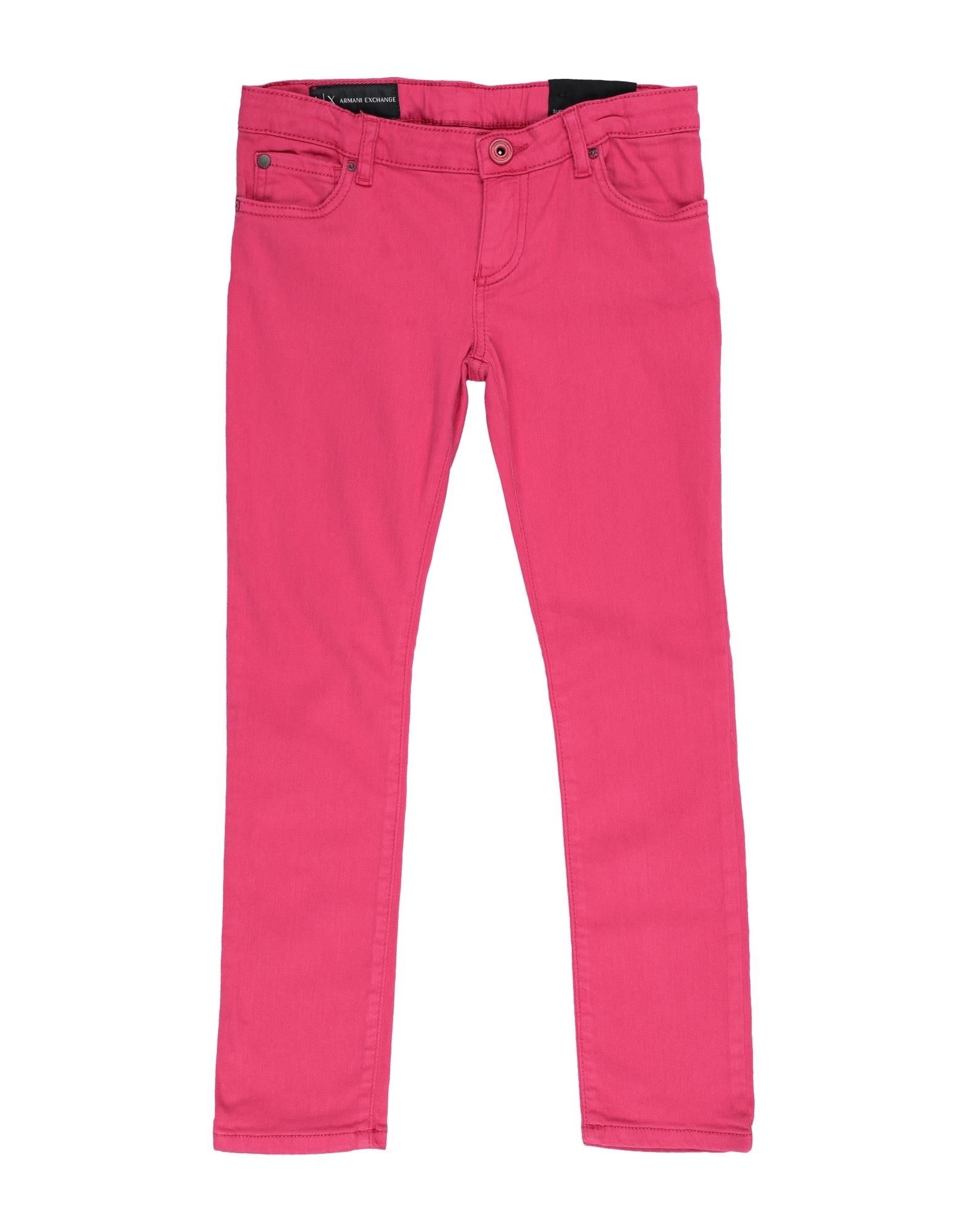 Armani Exchange Kids' Jeans In Pink