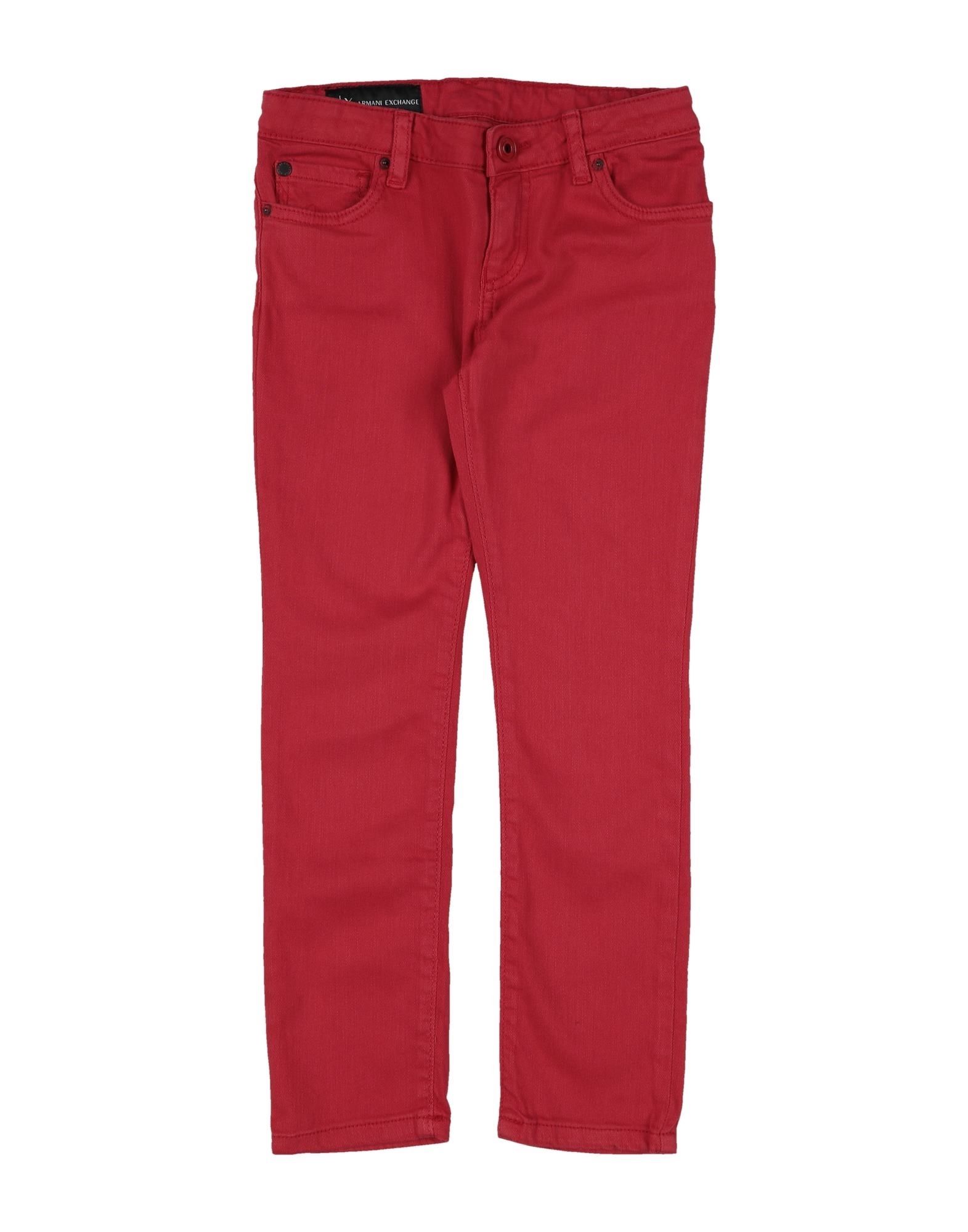 Armani Exchange Kids' Jeans In Red