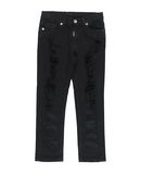 NUMBERS. Mdchen 3-8 jahre Jeanshose Farbe Schwarz Gre 5