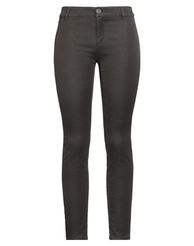 Weekend Max Mara Woman Jeans Chocolate Brown Size 8 Cotton, Elastane