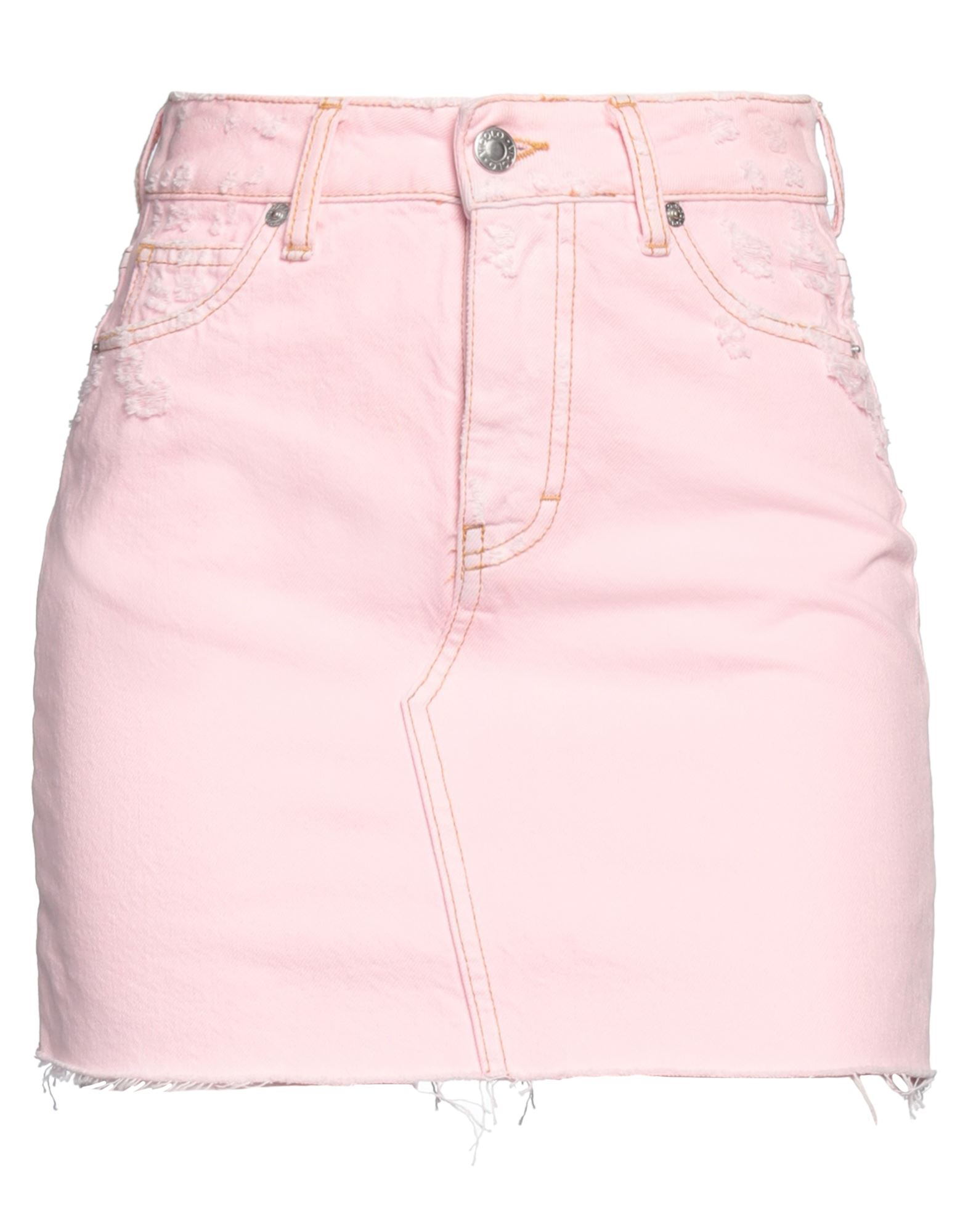 Vicolo Denim Skirts In Pink