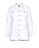 PHILIPP PLEIN Damen Jeansjacke/-mantel Farbe Weiß Größe 3