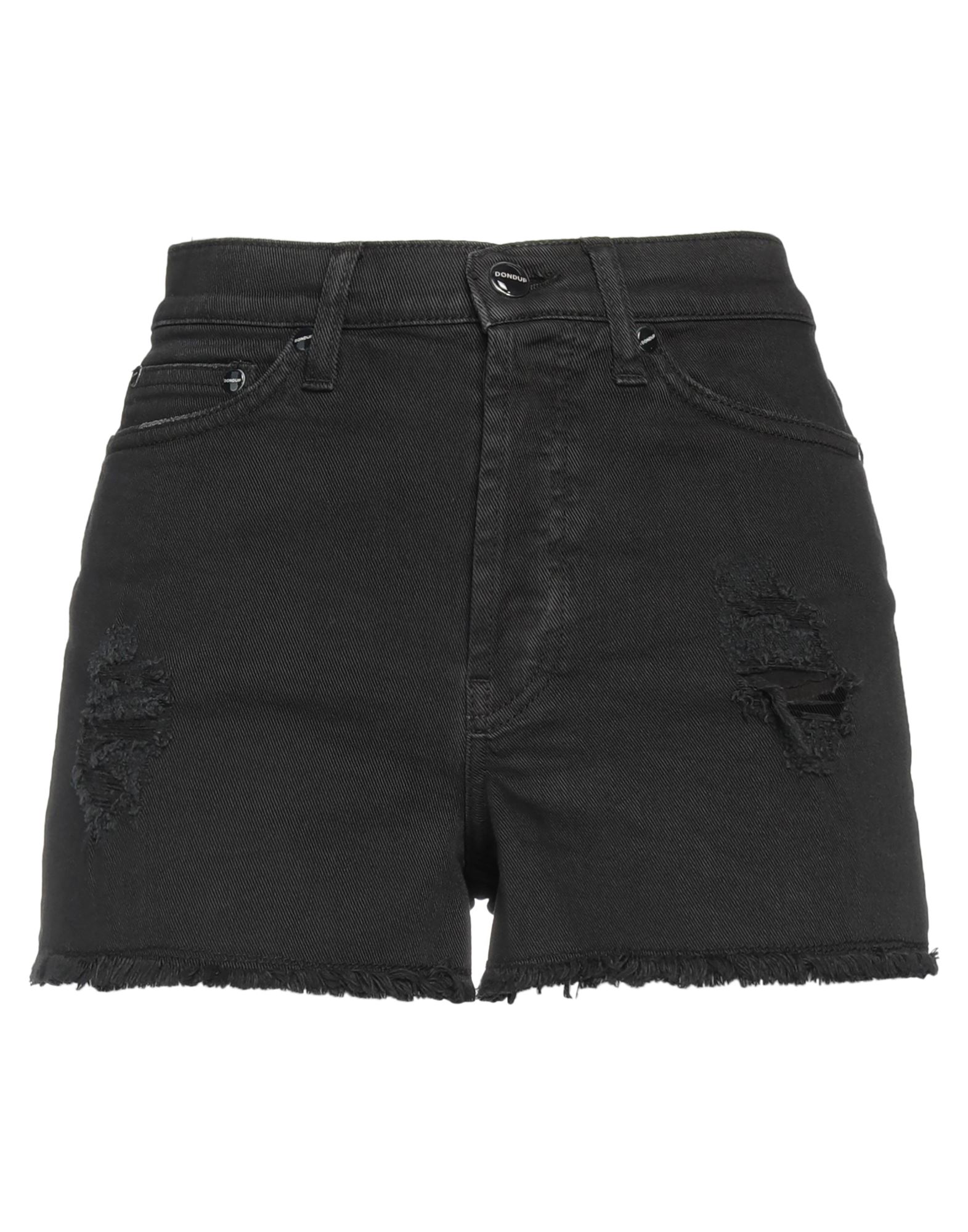 Dondup Denim Shorts In Grey