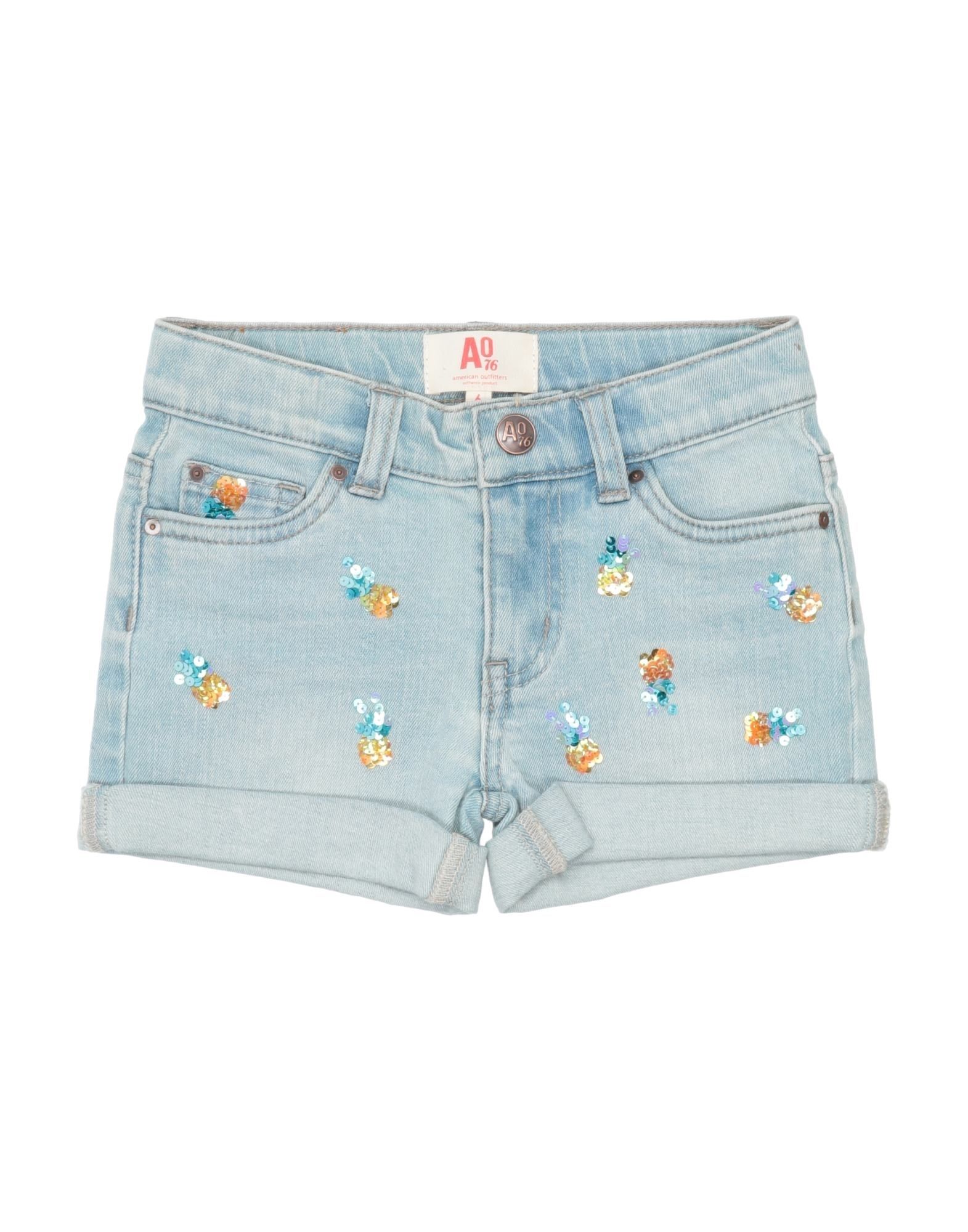 American Outfitters Kids' Denim Shorts In Blue