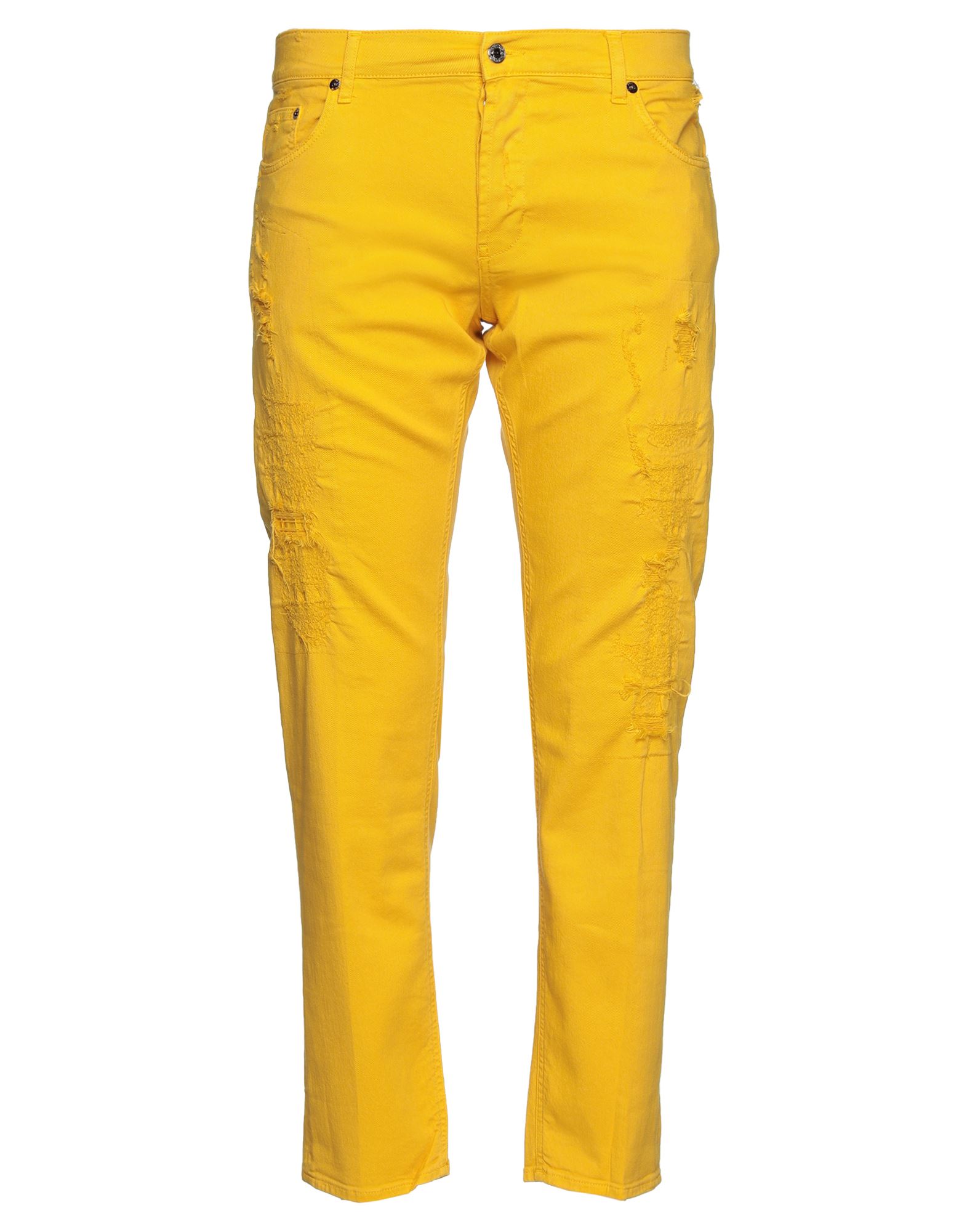 Aglini Jeans In Yellow