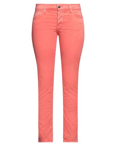 Emporio Armani Woman Denim Pants Salmon Pink Size 26 Cotton, Elastane