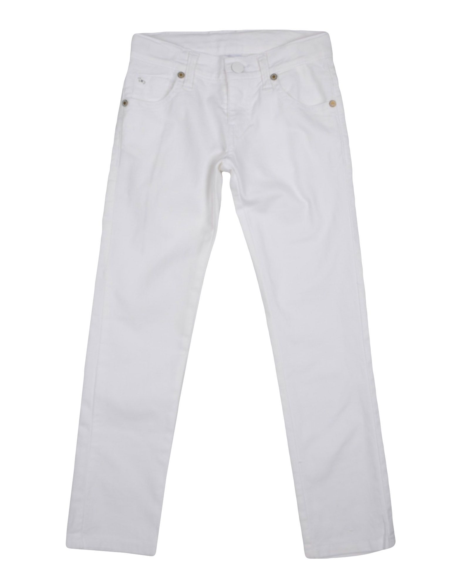 Shop Harmont & Blaine Woman Jeans White Size 15 Cotton, Elastane