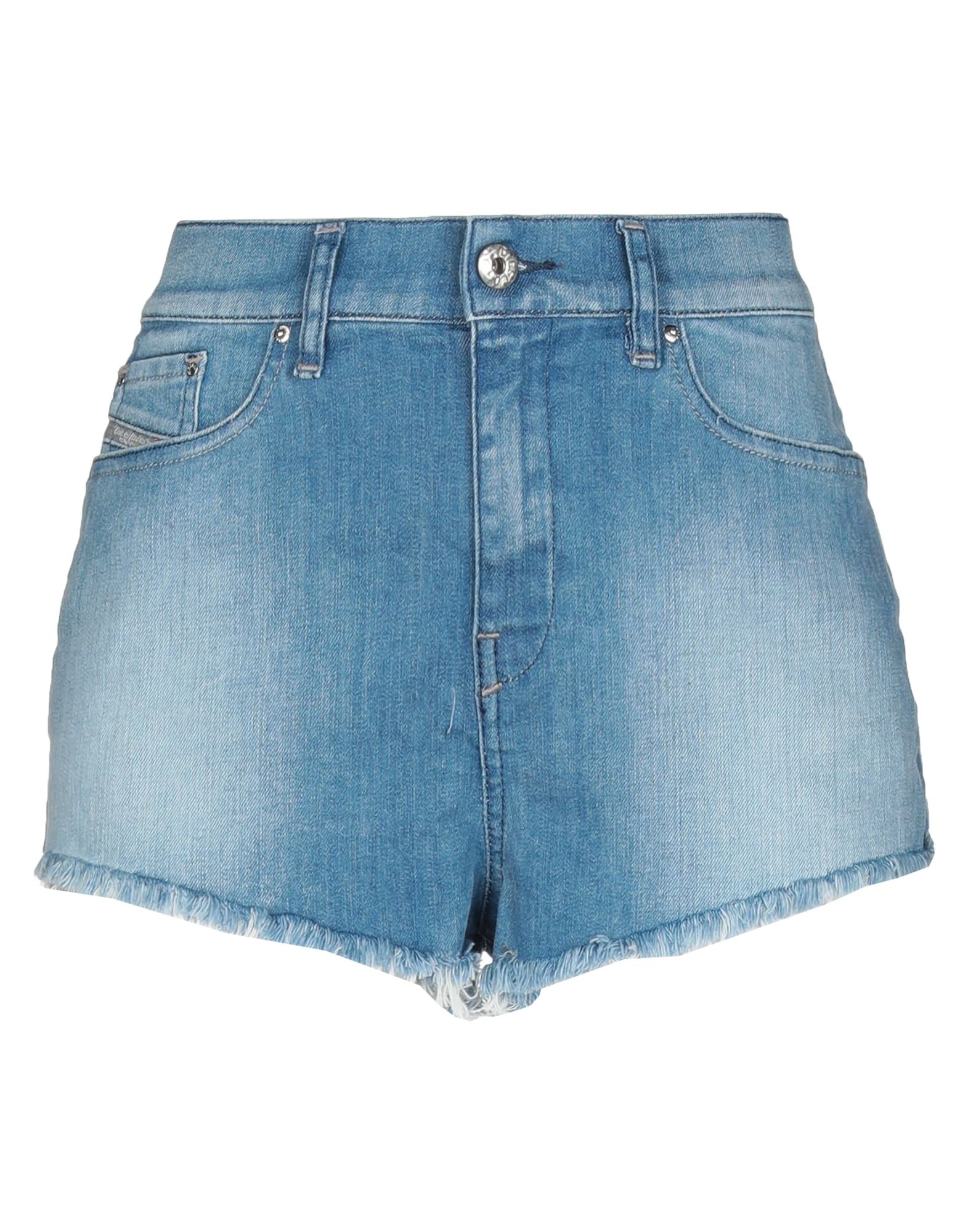 double denim shorts