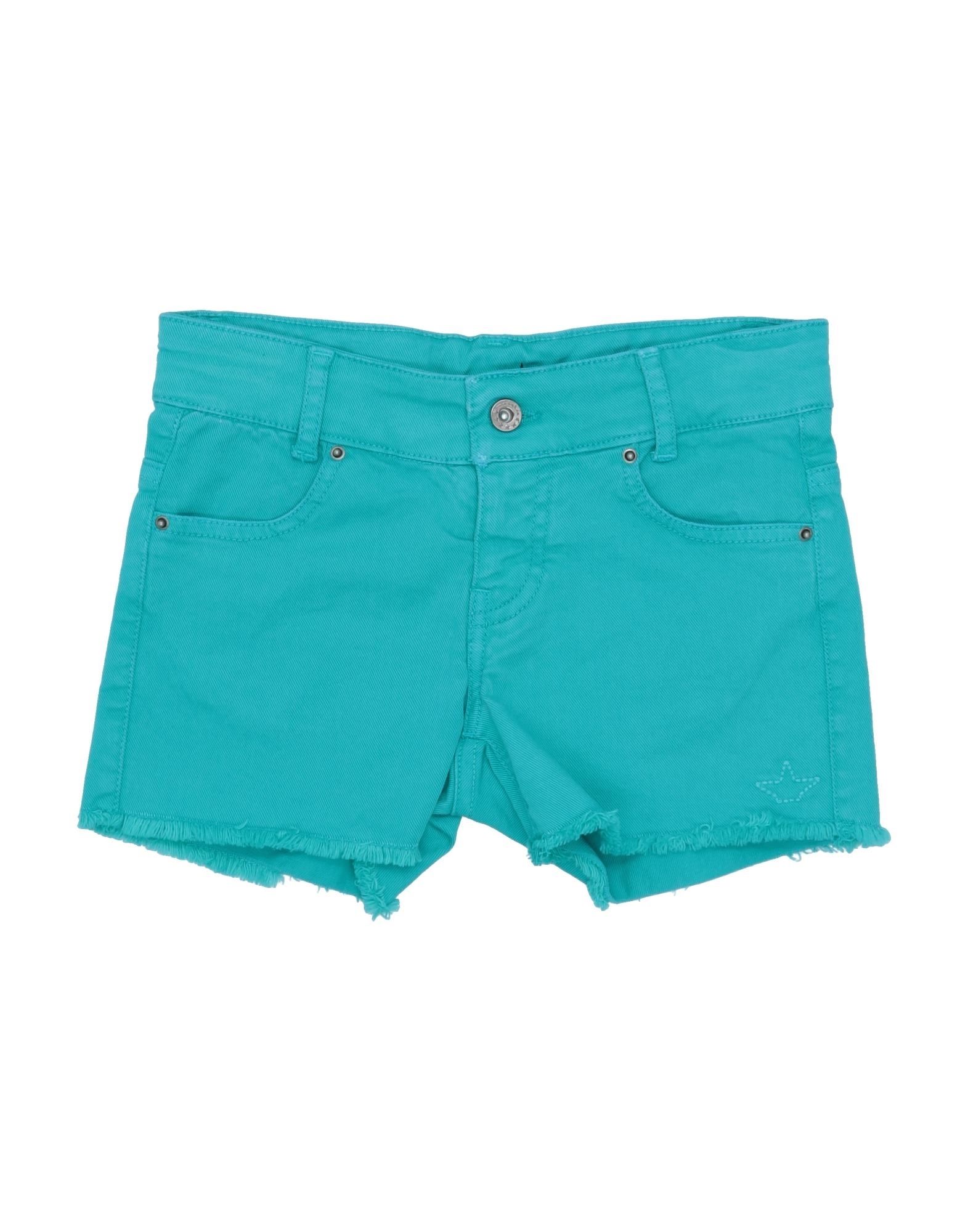 Macchia J Kids' Denim Shorts In Turquoise