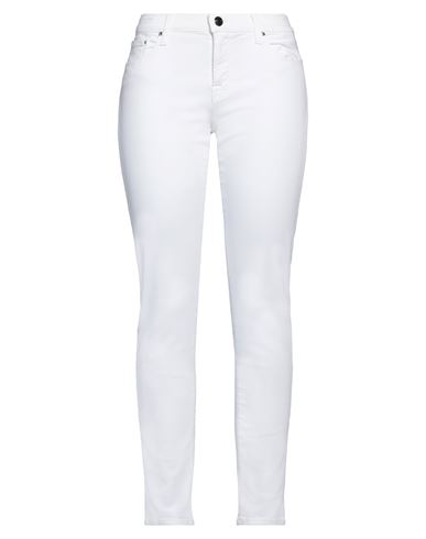 Jacob Cohёn Woman Jeans White Size 33 Cotton, Polyester, Elastane