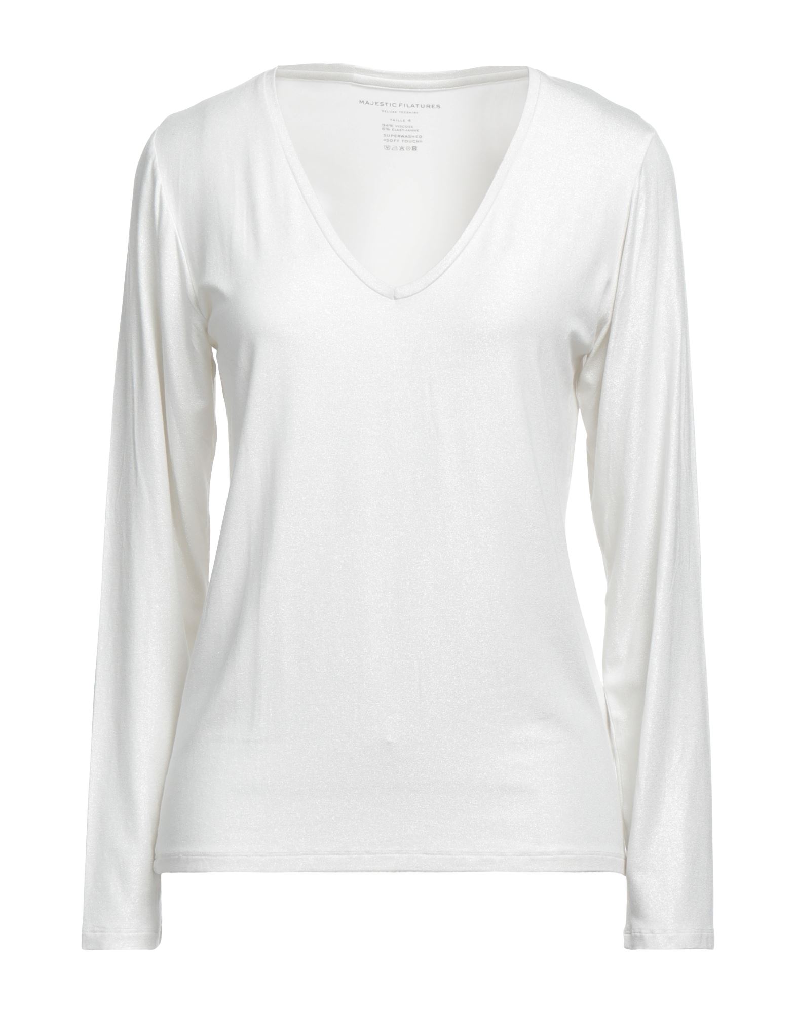 Majestic T-shirts In White