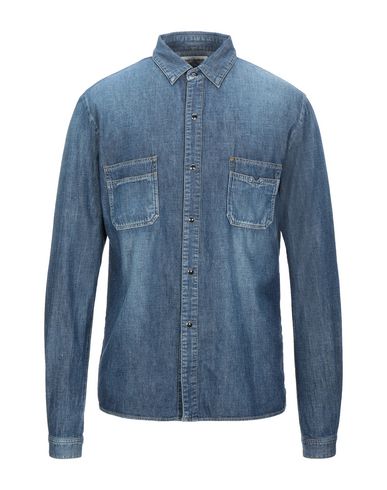 Джинсовая рубашка Yves Saint Laurent 42788322ET