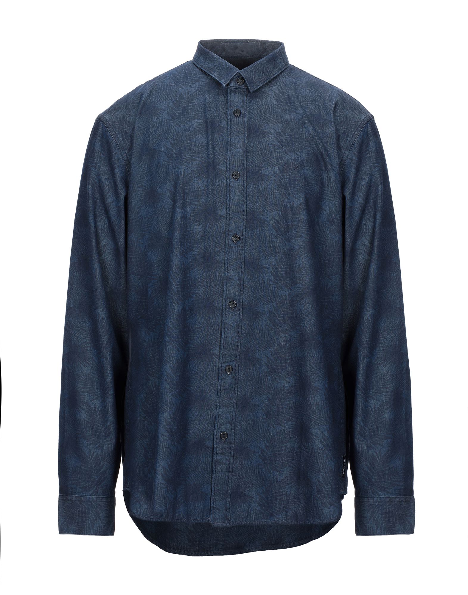 《セール開催中》ARMANI EXCHANGE メンズ デニムシャツ ブルー XS コットン 100%