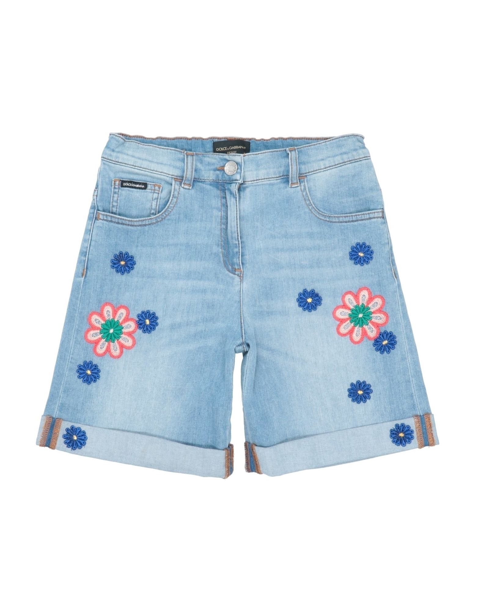 Dolce & Gabbana Kids' Denim Shorts In Blue