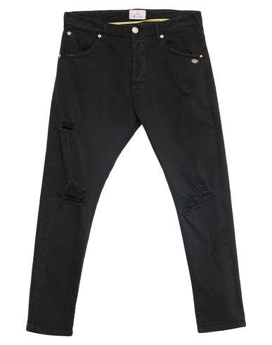 Berna Man Jeans Black Size 36 Cotton, Elastane