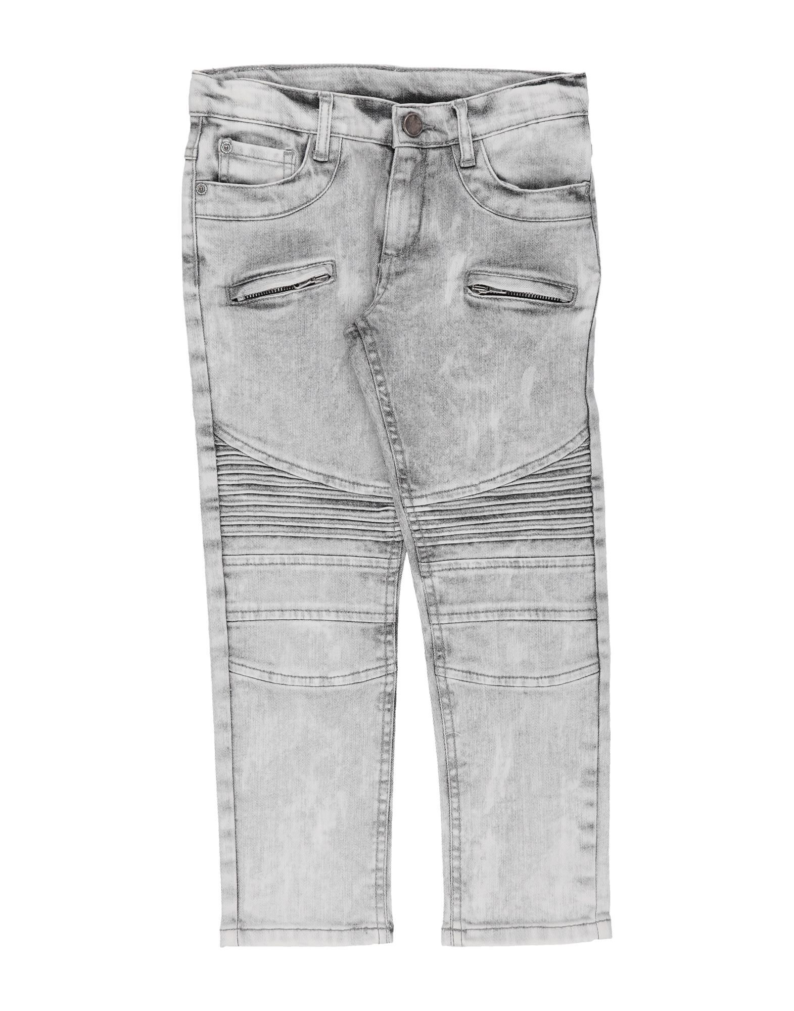 Numbers. Kids' Jeans In Light Grey