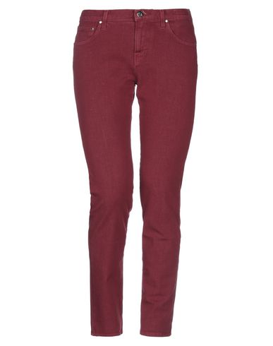 Jacob Cohёn Woman Denim Pants Garnet Size 27 Cotton, Lyocell, Polyester, Elastane In Red