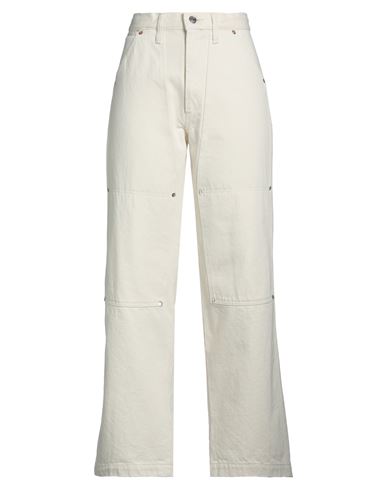 Shop Tanaka Woman Jeans Ivory Size 30 Cotton In White