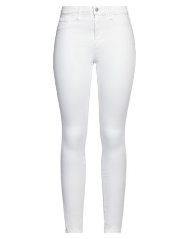 L Agence L'agence Woman Jeans White Size 28 Cotton, Polyester, Elastane