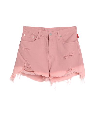 Denimist Woman Denim Shorts Pink Size 29 Cotton
