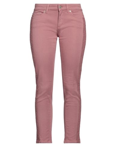 Dondup Woman Pants Pastel Pink Size 32 Cotton, Elastane, Polyester