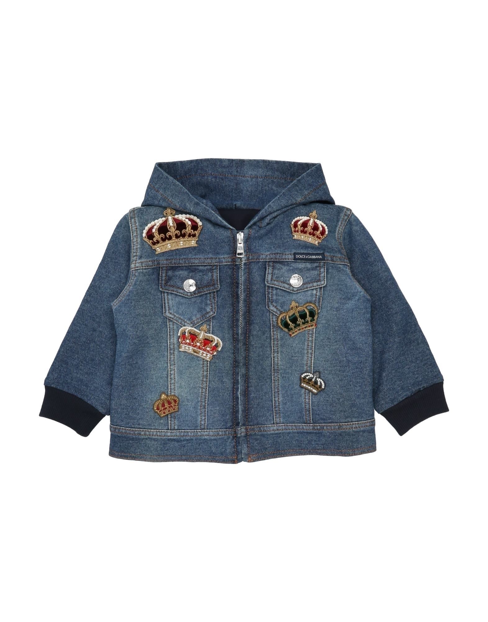 Dolce & Gabbana Kids' Denim Outerwear In Blue