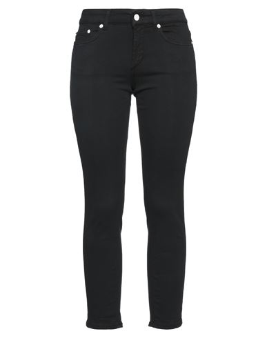 Shop Dondup Woman Jeans Black Size 31 Cotton, Elastomultiester, Elastane