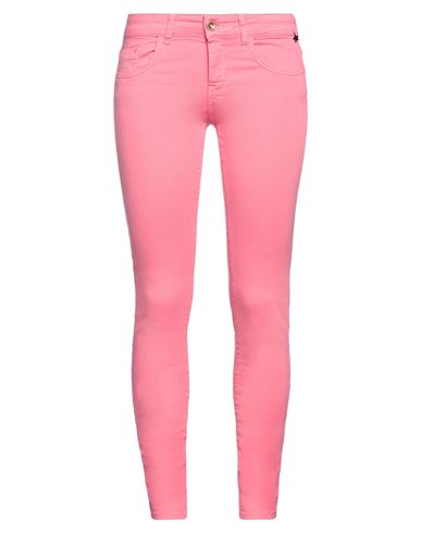 Souvenir Woman Jeans Pink Size Xs Cotton, Elastomultiester, Elastane