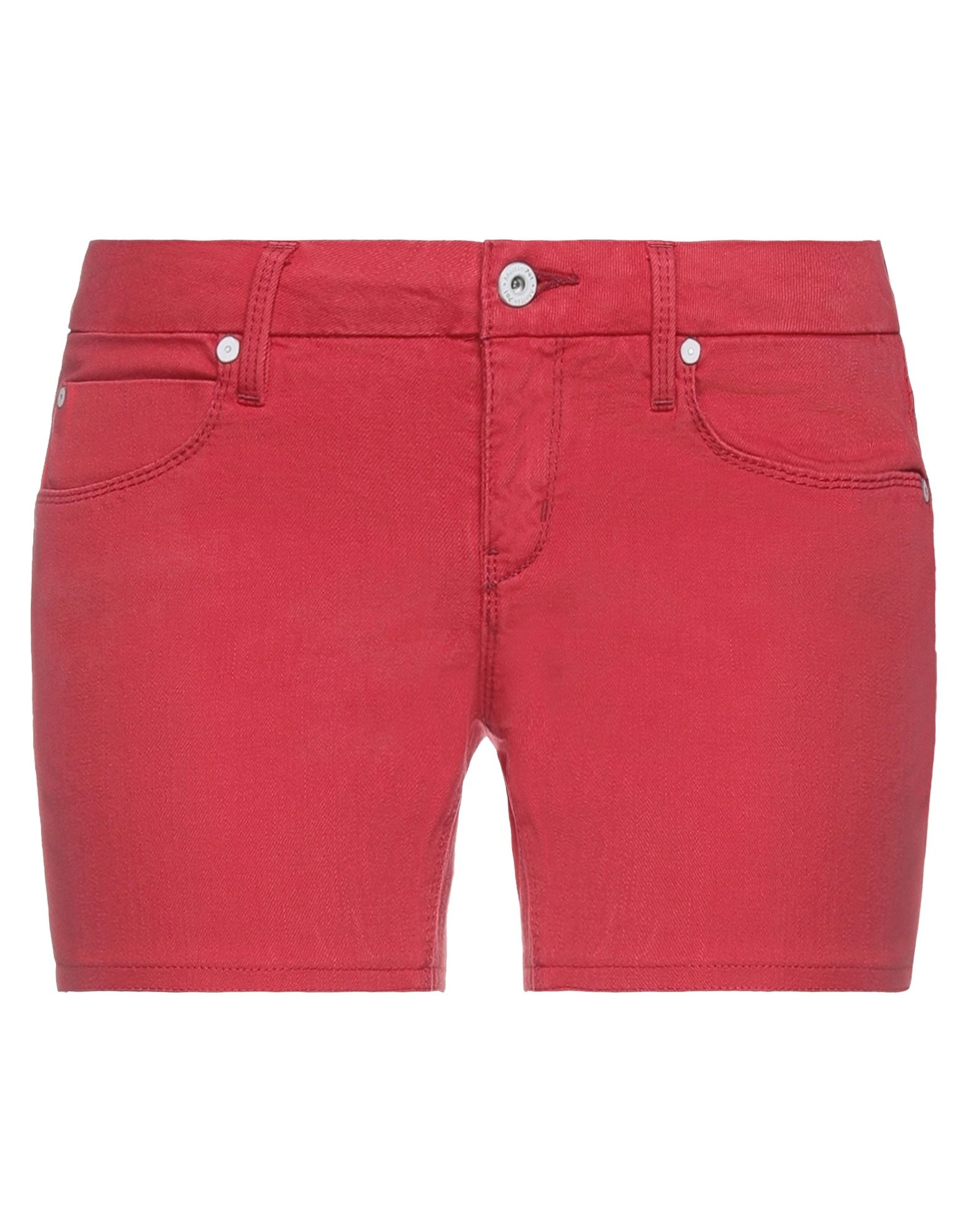 Meltin' Pot Denim Shorts In Red