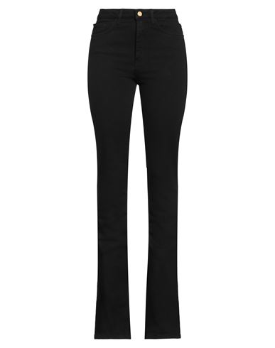Manila Grace Woman Jeans Black Size 26 Cotton, Elastane