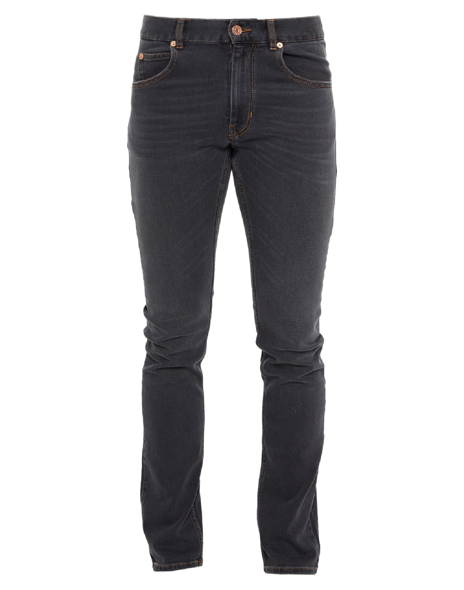 Shop Isabel Marant Man Jeans Steel Grey Size 33 Cotton, Elastane